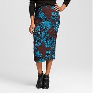 NWT WhoWhatWear Pencil Mid-Calf Skirt